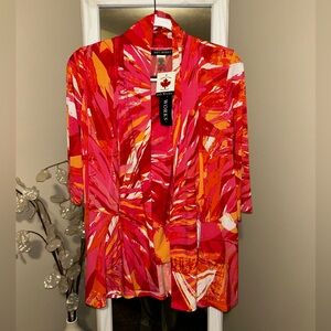 NWT Soft Works tropical cardigan